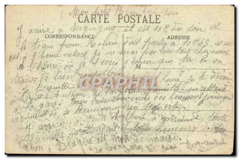 Épernay — Vue générale de la Gare et des Ateliers — Éditeur : La Champagne - Rückseite