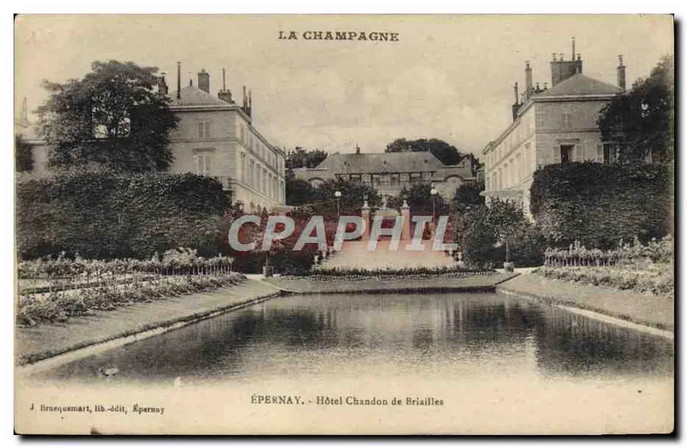 Épernay — Hotel Chandon de Briailles — J. Brunequemart, Épernay - Voorkant