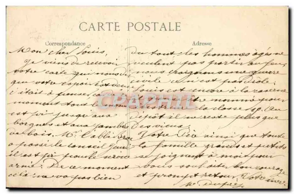 Bombardeio de Reims — A Catedral em Chamas — Editor ELD, número de série não visível - Verso