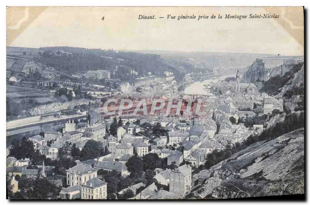 Dinant — Allgemeiner Blick vom Mont Saint-Nicolas - Vorderseite