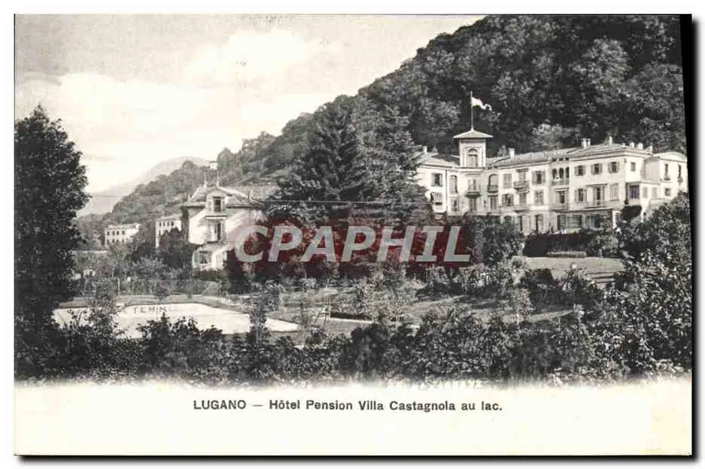 Lugano — Hotel Pension Villa Castagnola am See — Verleger Femmi - Vorderseite