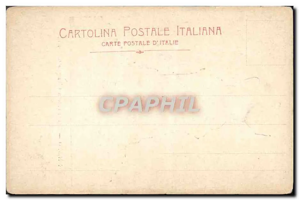 Milano — Monumento a Giuseppe Garibaldi — Cartolina Postale Italiana - Verso