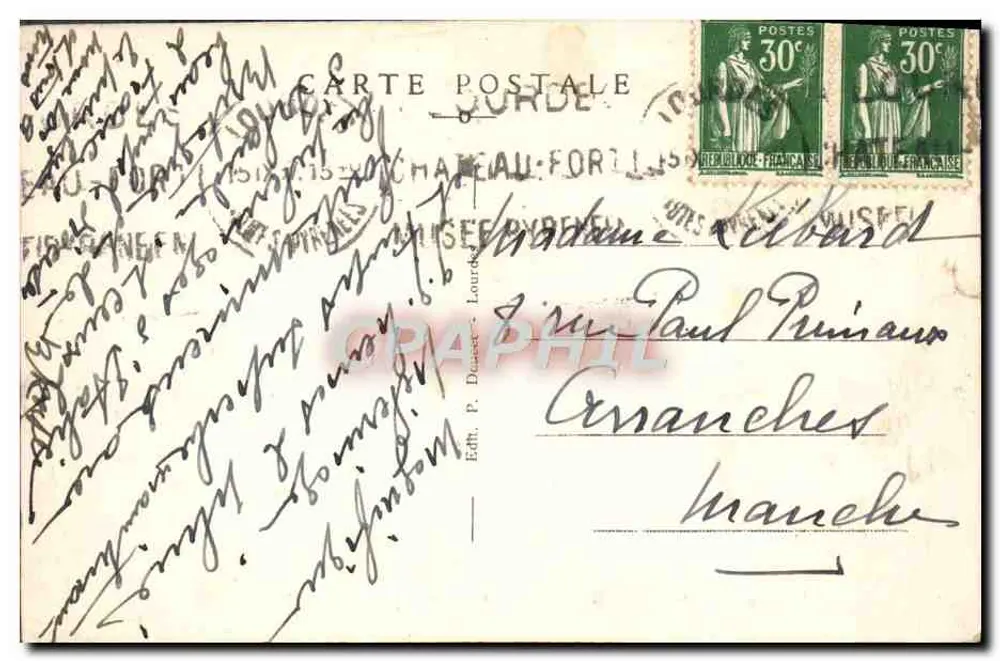 Lourdes — Kirche des Rosenkranzes — Der Hauptaltar - Rückseite