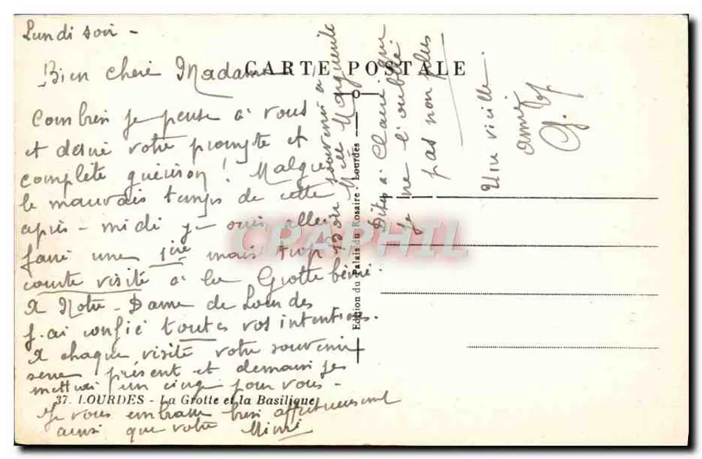 Lourdes — O Rosário — Edição do Rosário, n°37 - Verso