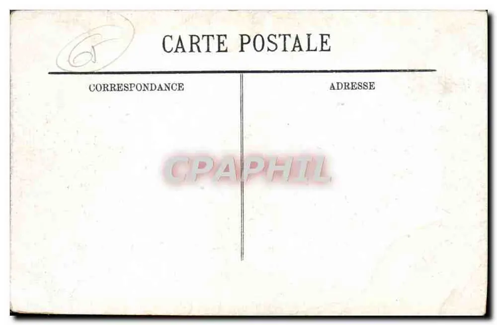 Lourdes — Vista em direção ao Castelo — C. P. A. Lourdes, n° 14 - Verso