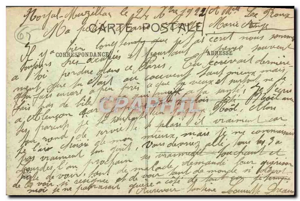 Lourdes — Die Stadt, Das Fort und Der Grand Jer — Phototype Labouche Frères, Toulouse, n°296 - Rückseite