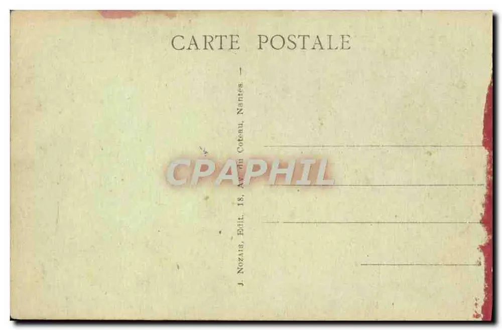 Kreuzweg von PONTCHATEAU — Die Auferstehung — Jesus verlässt das Grab — Verlag J. Nozais, Nantes - Rückseite
