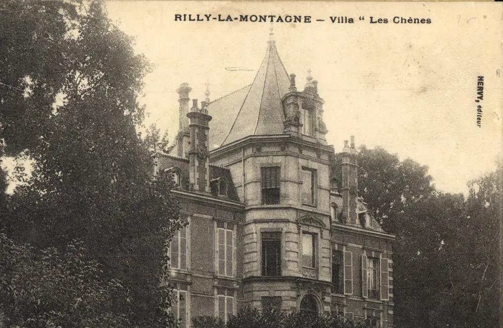 Rilly-la-Montagne — Villa « Les Chênes » — Hervy éditeur - Recto