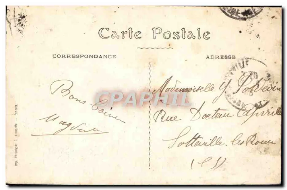 Mantes — Promenade da Ilha das Damas — editor não identificado, n° 21 - Verso