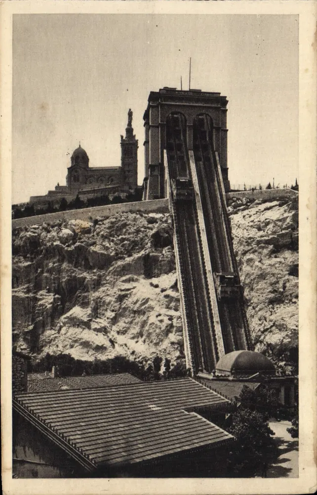 Marseille — Ascensores da Nossa Senhora da Guarda — 128 - Frente