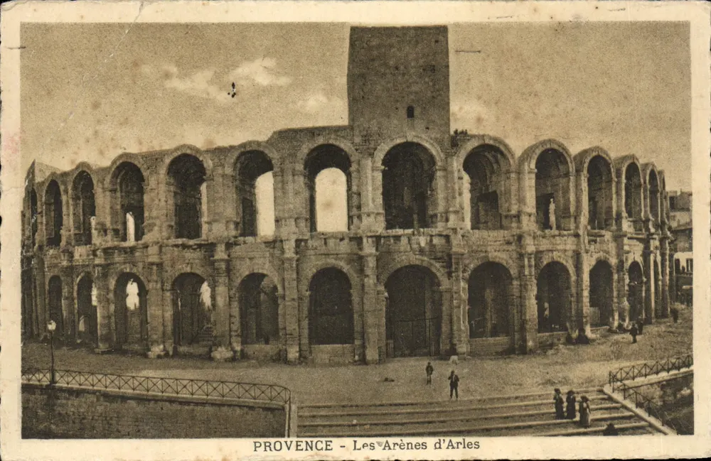 Provença - As Arenas de Arles — editor não identificado, número de série não visível - Frente
