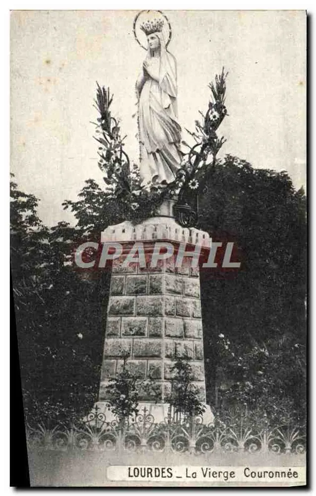 LOURDES — A Virgem Coroada — Edição 'Palácio do Rosário' — Lourdes - Frente