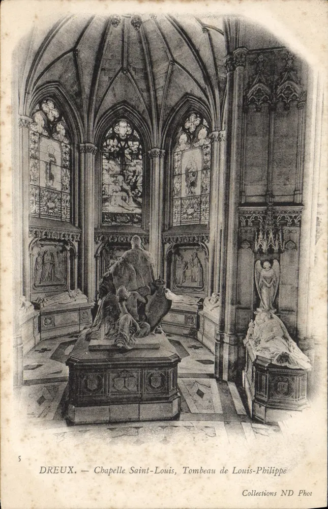 Dreux — Kapelle Saint-Louis, Grabmal von Louis-Philippe — Collections ND Phot - Vorderseite