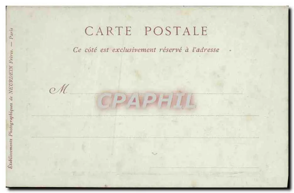 Dreux — Kapelle Saint-Louis, Grabmal von Louis-Philippe — Collections ND Phot - Rückseite