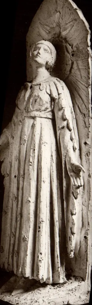 Estátua da Virgem com o Menino — projeto da obra para a cidade de Arras — Joana d'Arc, Vivant Holoauste - Frente