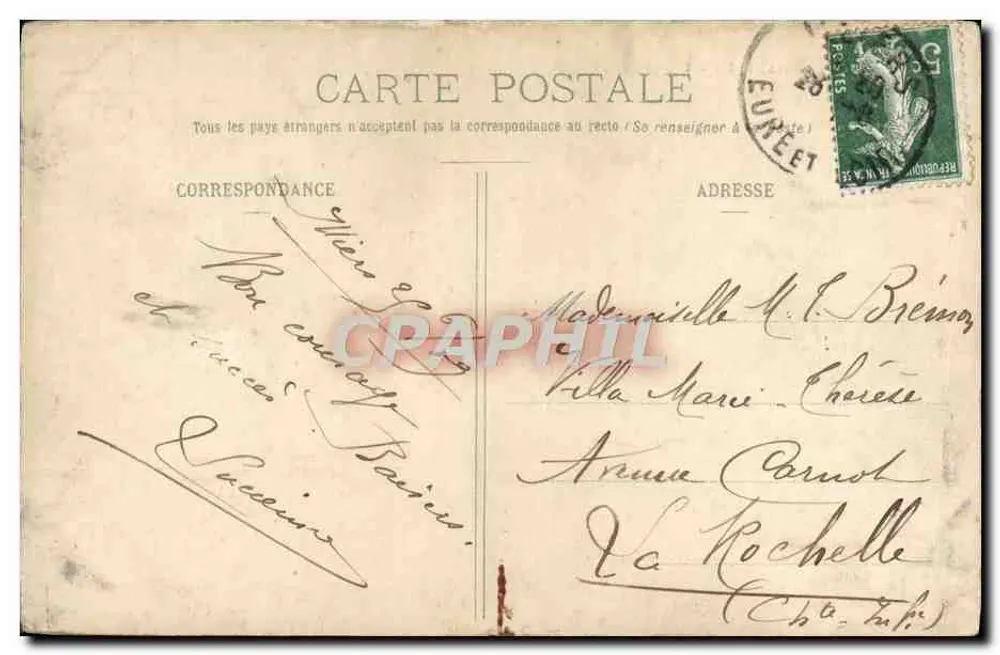 Chartres — Vista geral — Ch. Foucault, Dreux, n°20 - Verso