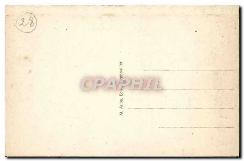 Dreux (E.-et-L.) — Igreja de São Pedro — M. Aube, Editor, Rambouillet - Verso