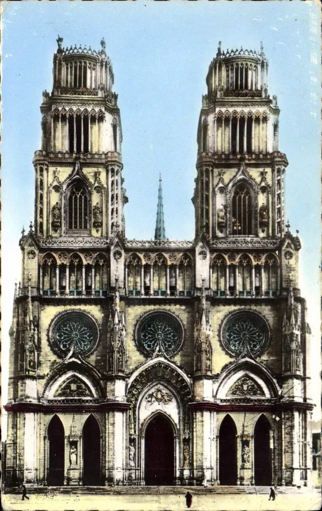 Orléans — Catedral Santa Cruz — Foto Harmonie de L. Lenormand - Frente