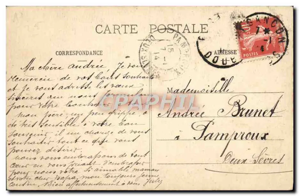 Besançon Historyczny — Cour dawnego Arcybiskupstwa, budynki i wieża z XV wieku — Zbiór Artystyczny, Chuchelle, Forges - Rewers