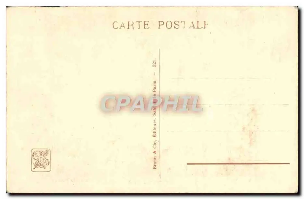 Junge Frau am Sofa — Tancrède Synave — n° 6884 - Rückseite