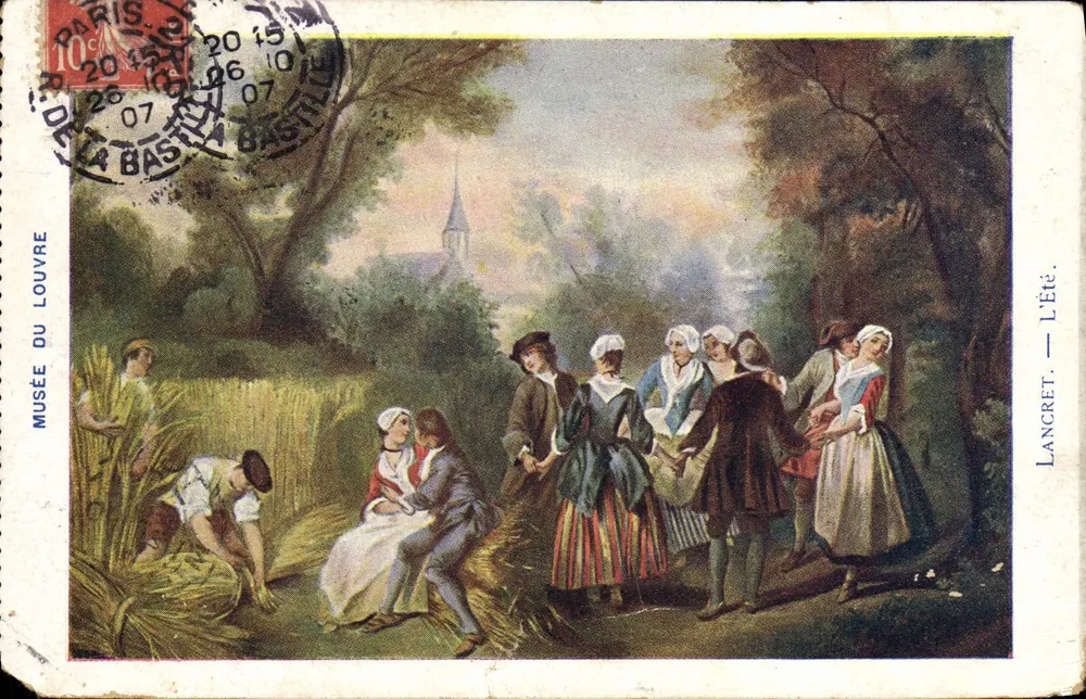 L'Été — Langret — Musée du Louvre - Awers