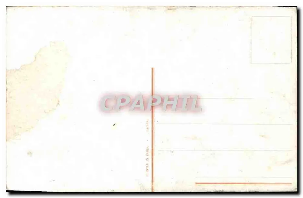 Mulher jovem carregando um cesto de maçãs — cena de campo — editor não identificado - Verso