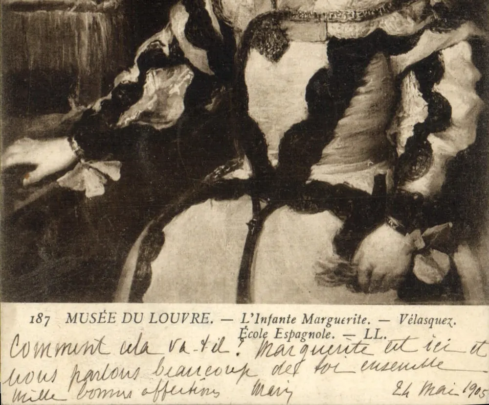 Louvre-Museum — Die Infantin Marguerite — Vélasquez — spanische Schule — Nr. 187 - Vorderseite