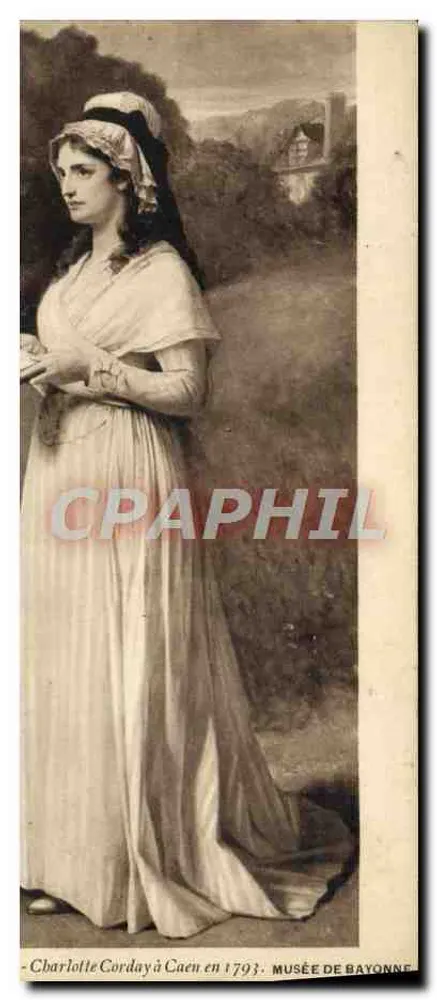 Charlotte Corday in Caen im Jahr 1793 — Musée de Bayonne - Vorderseite