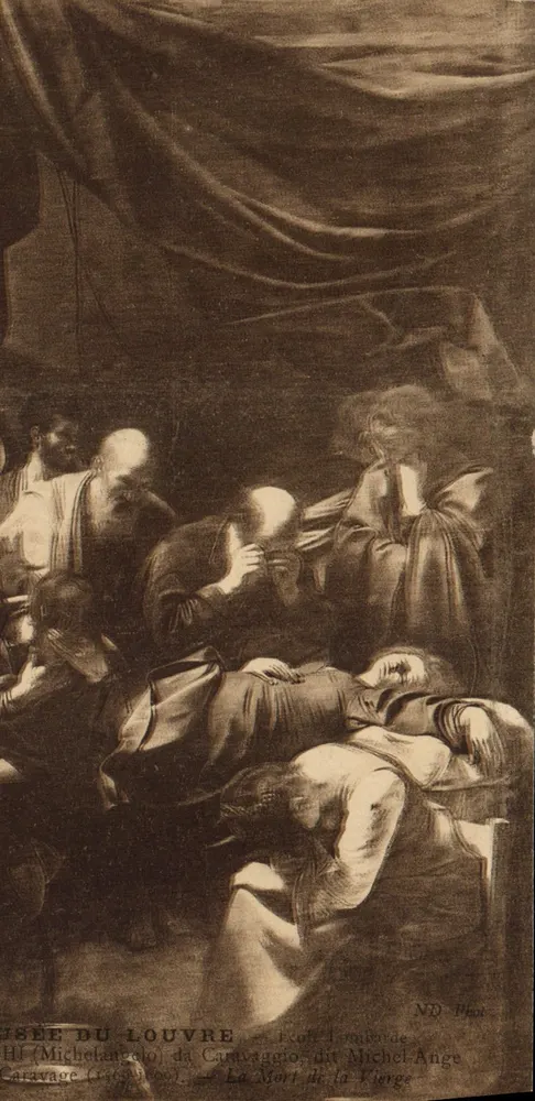 A Morte da Virgem — Museu do Louvre — Caravaggio (1599-1600) - Frente