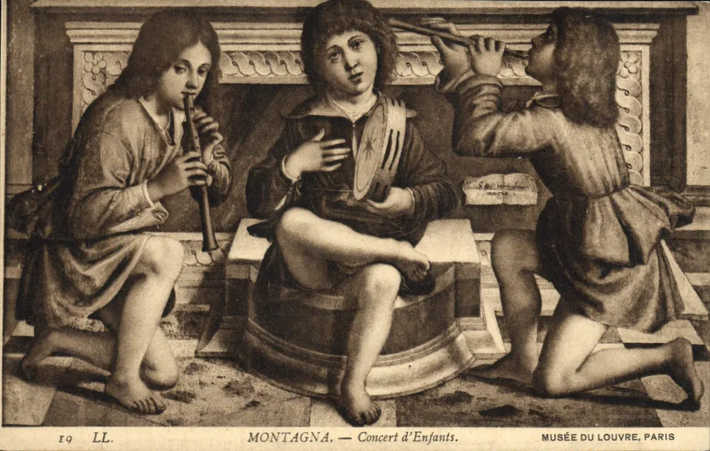 Kinderkonzert — Berg — Louvre-Museum, Paris - Vorderseite