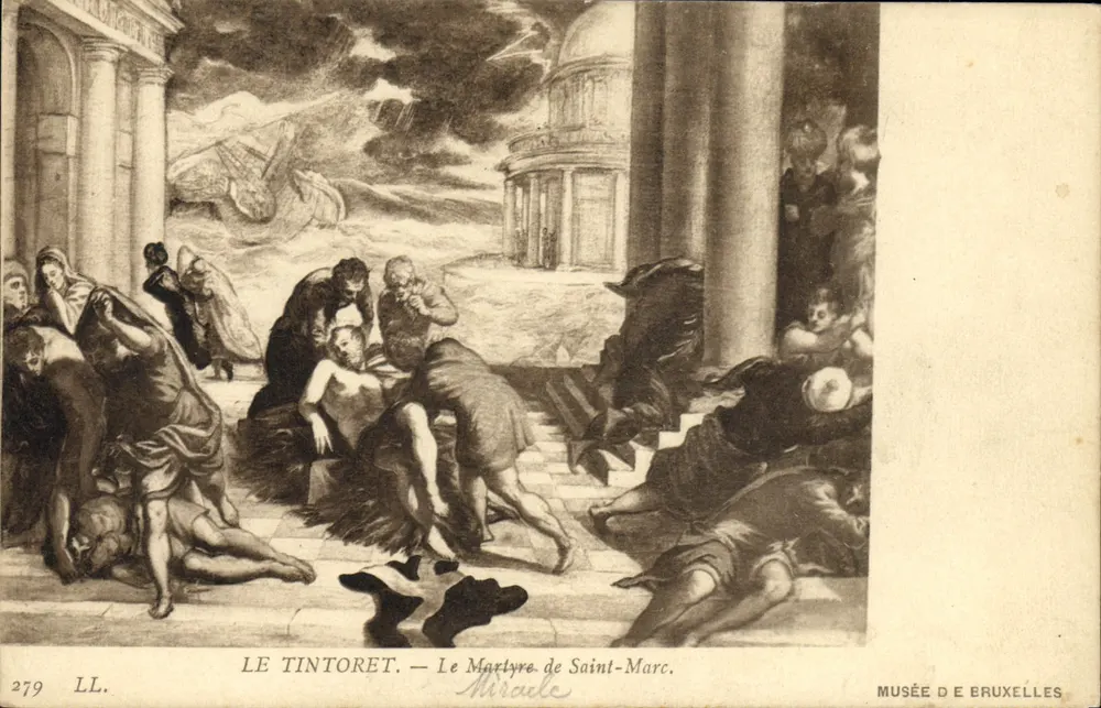 Das Martyrium des Heiligen Markus — Tintoret — Museum von Brüssel — n° 279 LL - Vorderseite