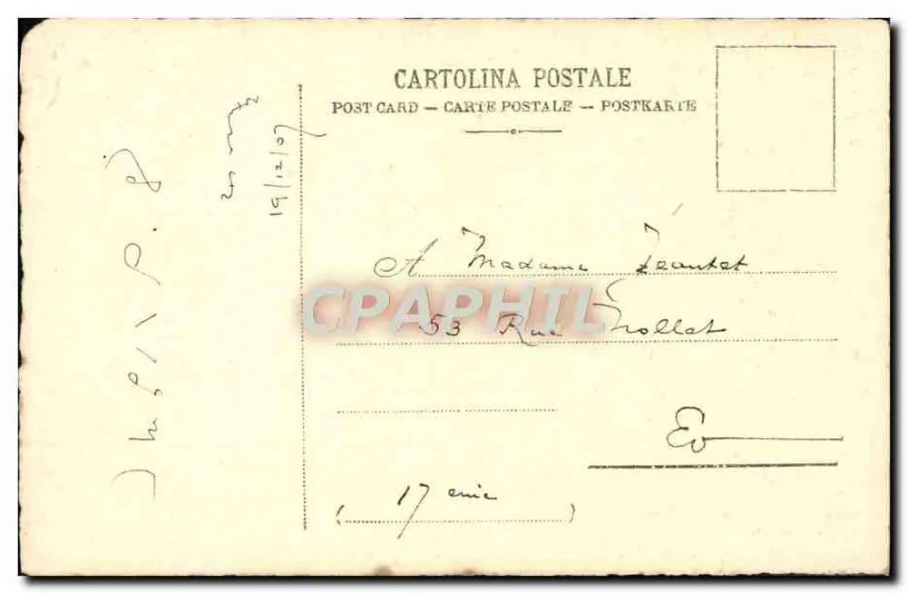 Complaisâncias (Aldo Marza) — reprodução gravada — A. Fusetti, editor Milão, n° 109 - Verso