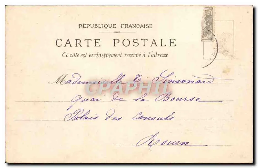 Partida de Cristóvão Colombo — Camille — número de série não visível - Verso