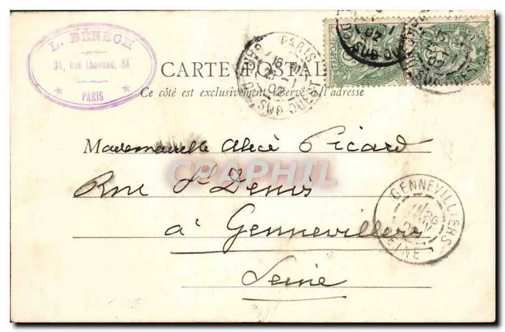 Museu do Luxemburgo - L. Lhermitte. A Paga dos Ceifeiros - Verso