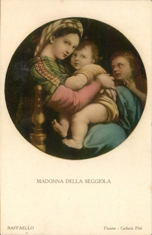Madonna della Seggiola — Raphael — Verlag Raphael - Vorderseite