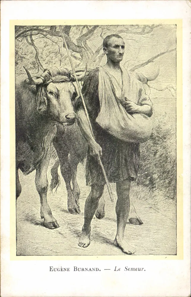 O Semeador — Eugène Burnand — As Parábolas Ilustradas - Frente