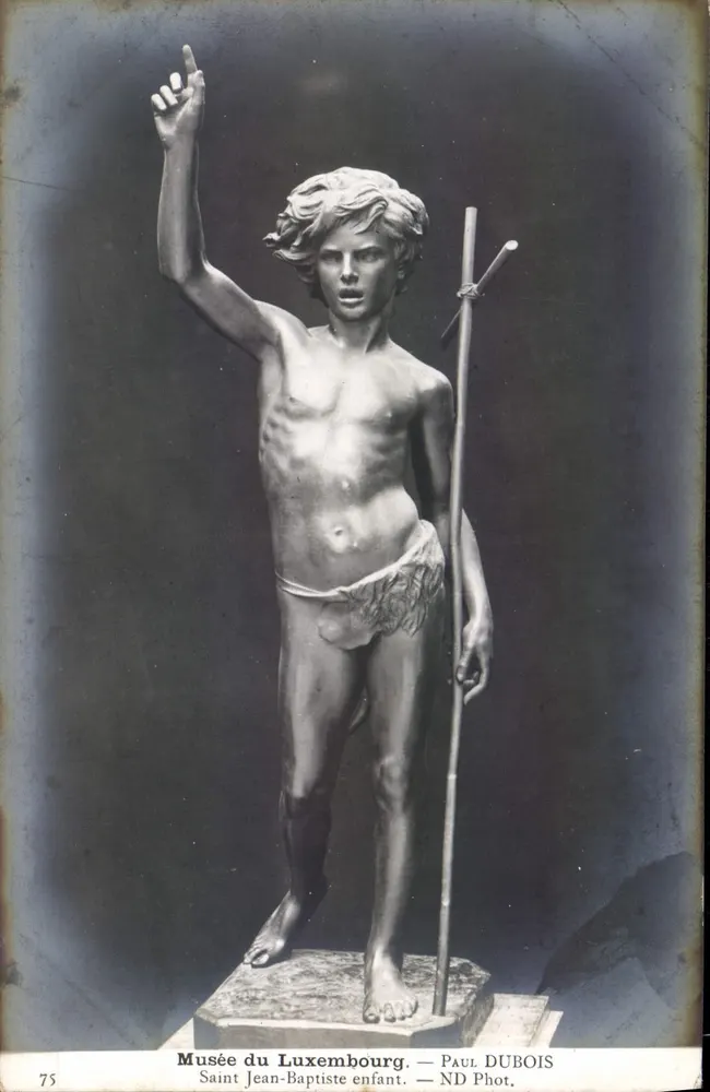 Heiliger Johannes der Täufer als Kind — Museum Luxembourg — Paul Dubois Phot. - Vorderseite