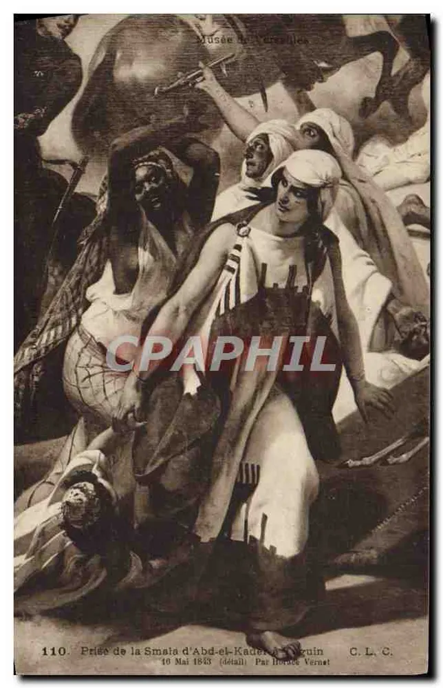 Eroberung der Smala von Abd-el-Kader — Detail — C.L.C. - Vorderseite