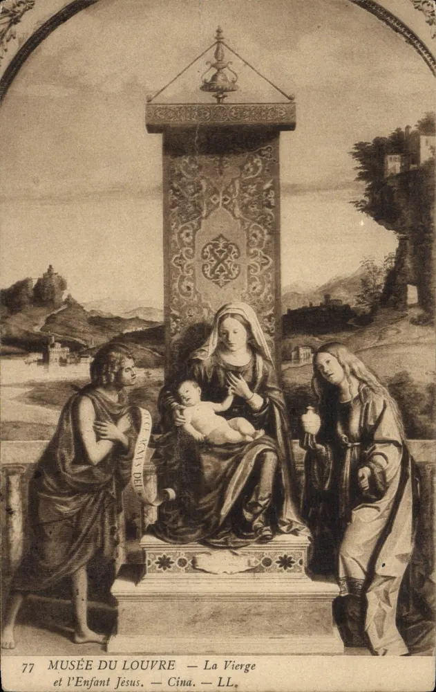Die Jungfrau und das Kind Jesus — Louvre-Museum — Cina — LL — n°77 - Vorderseite
