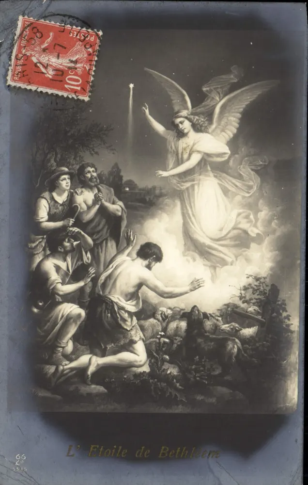 A Estrela de Belém — cena da Anunciação — editor desconhecido, n° 66 - Frente