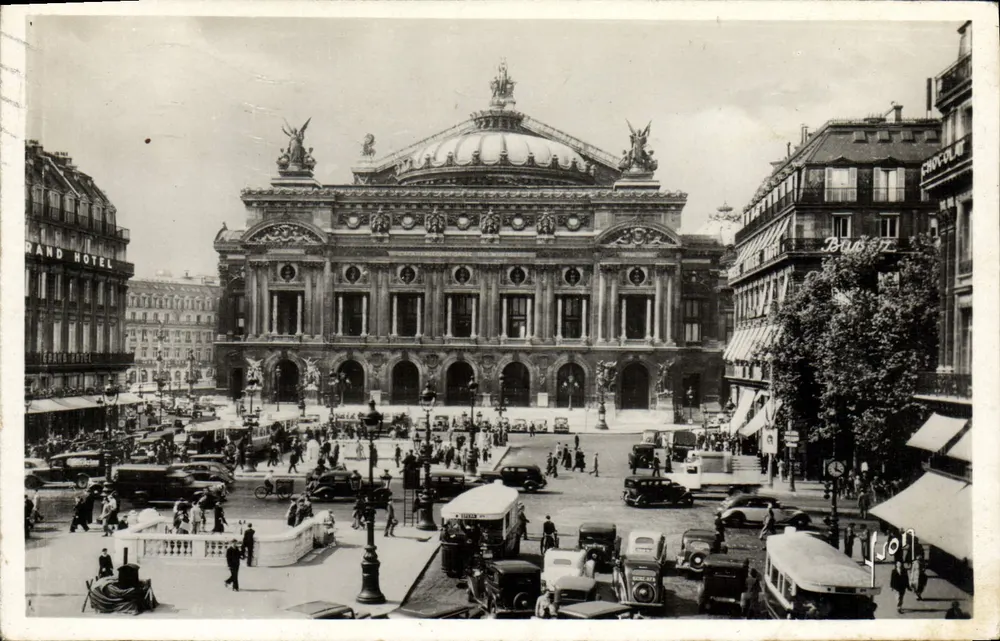 Praça da Ópera — Paris — Edições d'Art Joff - Frente