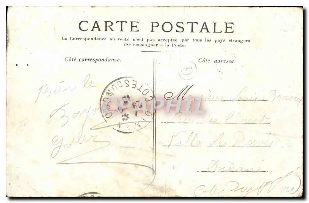 Paris — Notre-Dame — Editor Fostes, n°5c - Verso