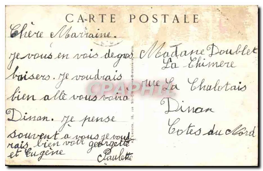 Paris — L'Opéra - Verso