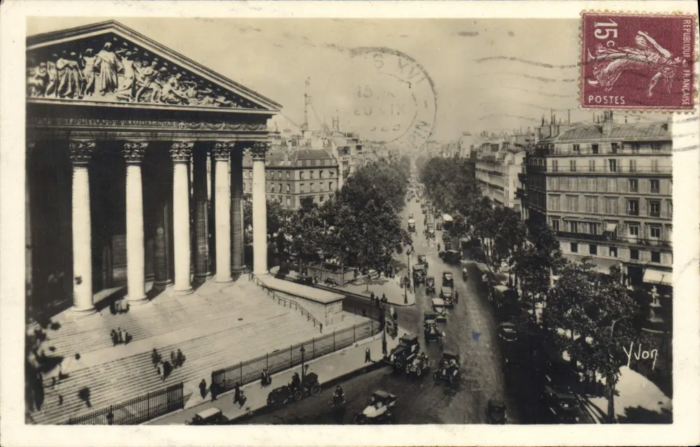 Die Madeleine — Paris — Editions d'Art Yvonne, n°81 - Vorderseite
