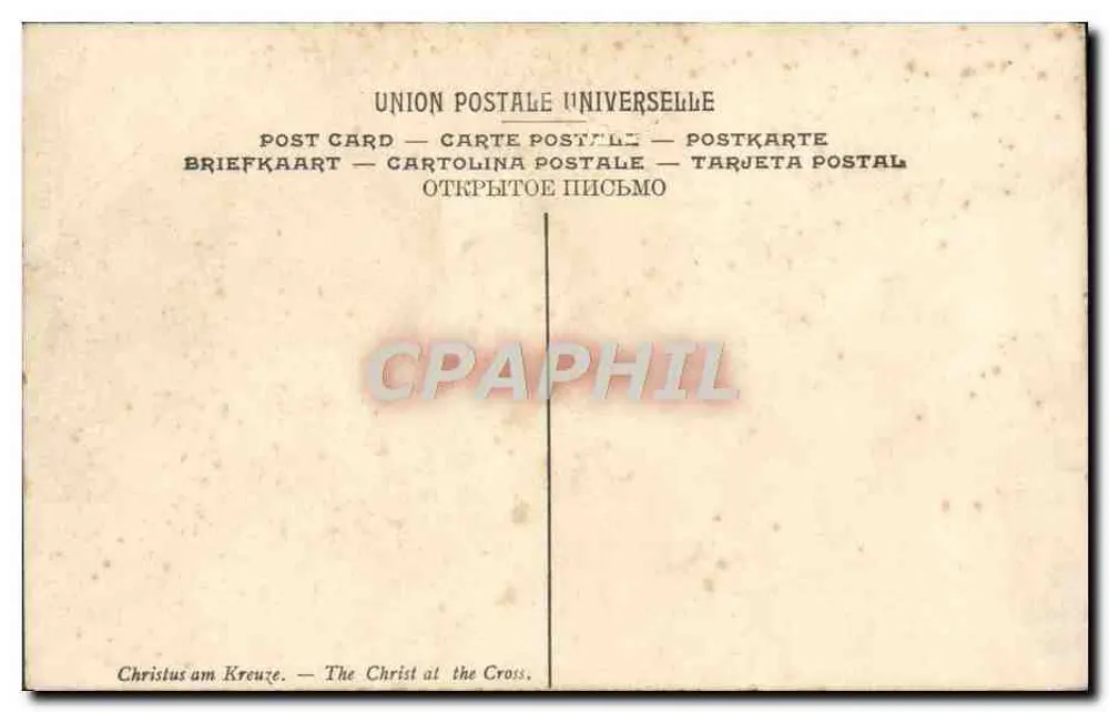 Il Cristo — Scultura di Bonnat — Piccolo Palazzo — Parigi - Verso