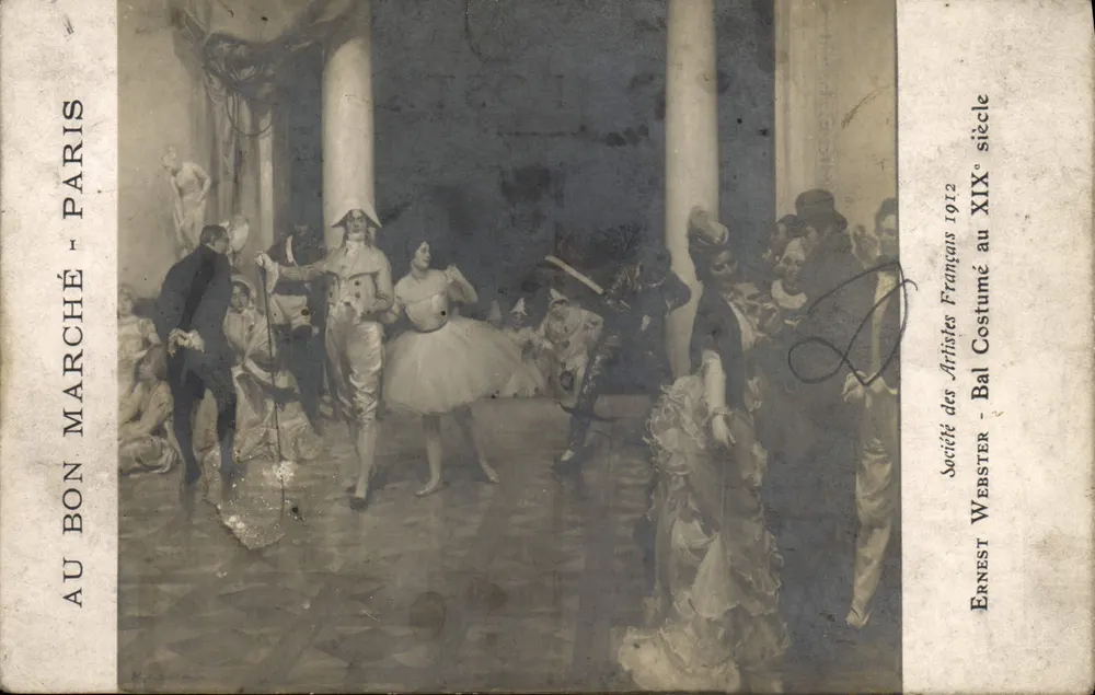 Kostümball im 19. Jahrhundert — Gesellschaft der französischen Künstler — Ernest Webster 1912 - Vorderseite