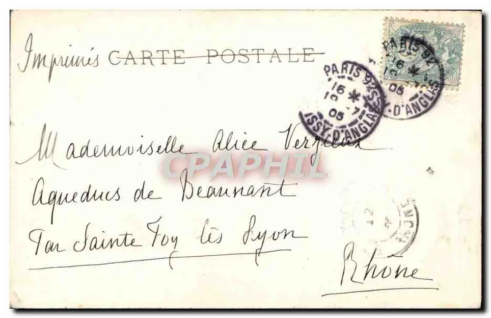 Musée du Louvre — Die Wasserwüste — Gérard Dow — LL. — n° 262 - Rückseite