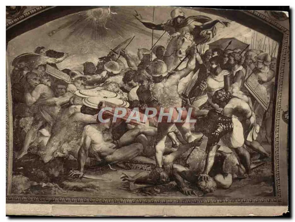 Bataille de Troie — scène de combat antique — éditeur non identifié - Vorderseite