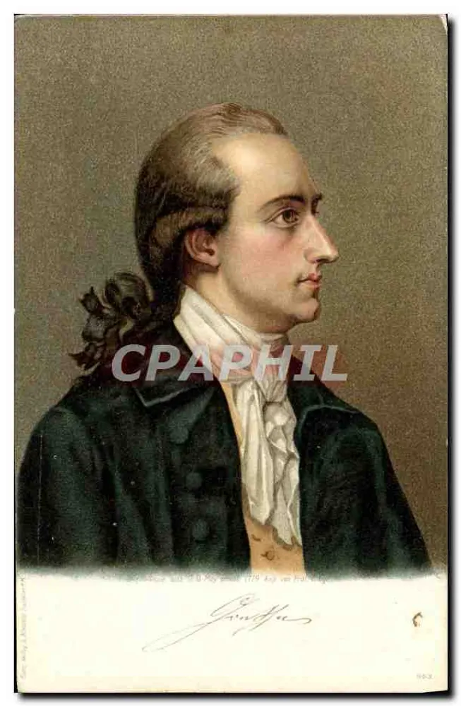 Portret Goethego — Goethehaus, Frankfurt a.M. — Goethehaus, Frankfurt a.M. - Awers