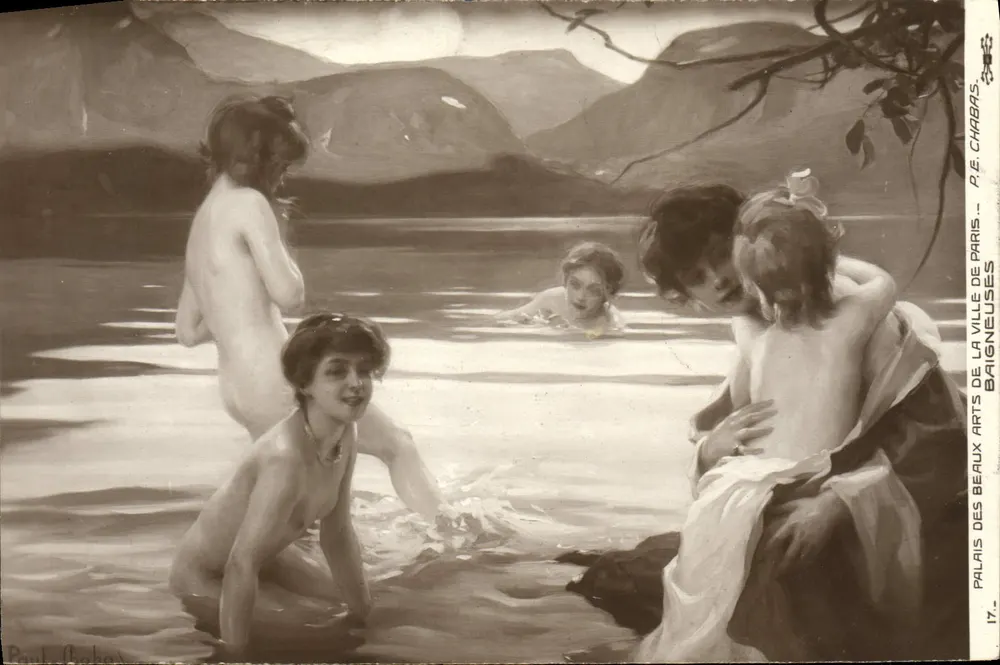 Badende — Werk von Paul Chabas — Ausgabe Palais des Beaux-Arts de Paris, Nr. 17 - Vorderseite